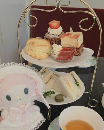 素敵なアフタヌーンティーもいただいたよ( •̤ᴗ•̤ )♡