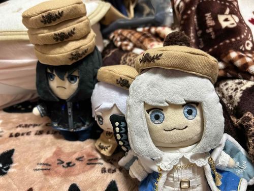 可愛いだろう？これはベレー帽の新作って言ってたよ！でもミニべ用じゃないんだって。残念だね…
