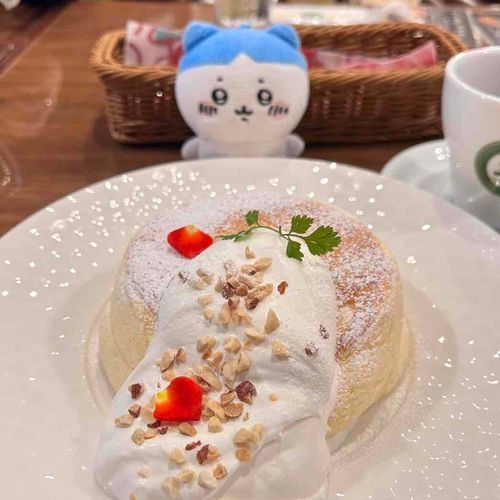 お昼からパンケーキ🥞