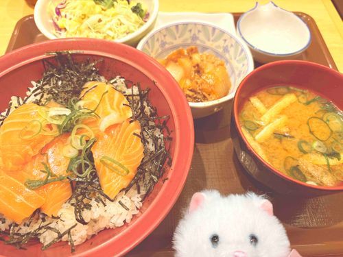 無性にサーモンが食べたくなったから頼んじゃった！　みんな、クリスマス楽しめた？🌲