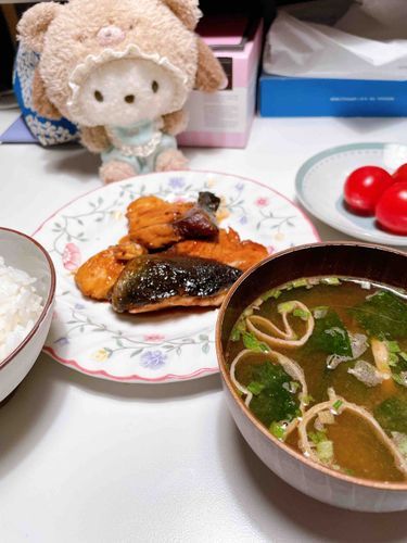 ぶりのてりやき　つくったの
もぐもぐ