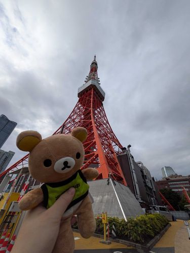 この前一緒に東京タワー登ったね‼️疲れちゃったよ‼️