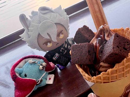 ふゆでも おいしい チョコソフト🍫🍦