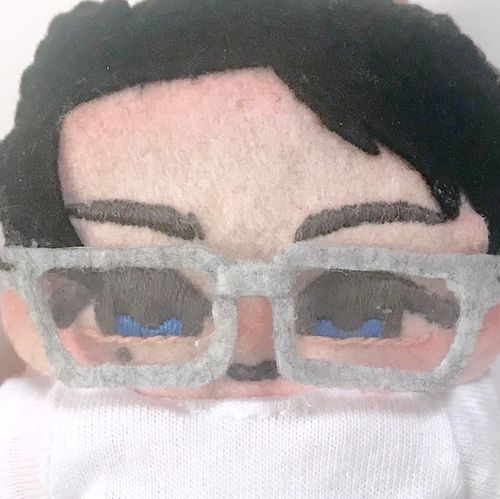 お付き合いしている方のデフォルメフェルトマスコットです