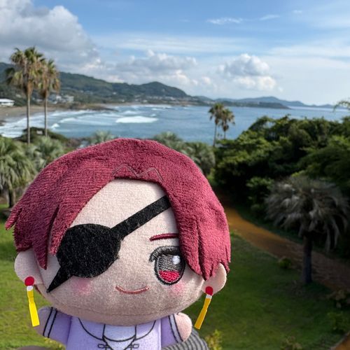 朝から海が見える場所へ。
「サーファーさん達いっぱいいますね。」