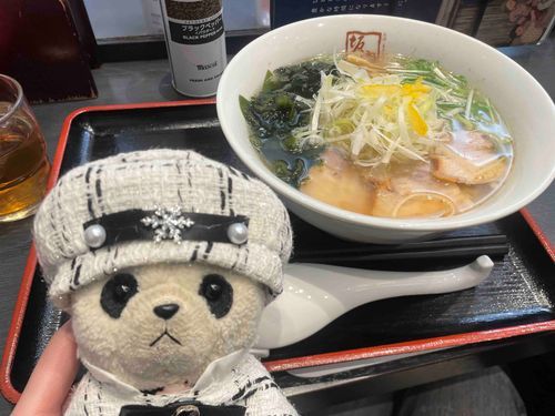 おしゃれしたのにらーめん❔