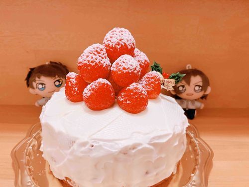 ことしのくりすますけーきだとよ🍰かいぬしがつくったらしーぞ