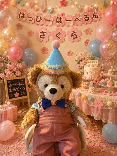きょうはさくらのはーべるんのひ(であいのきねんび)です。
みんなでおいわいしたよ。
さくらおめでとう。

さふぃーでした。
