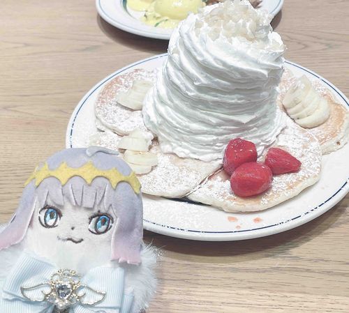 パンケーキをたべにきたよ🥞