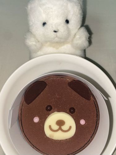 きょうはケーキもたべたよ🍰🍴
くまさんおそろいでかわいい🐻‍