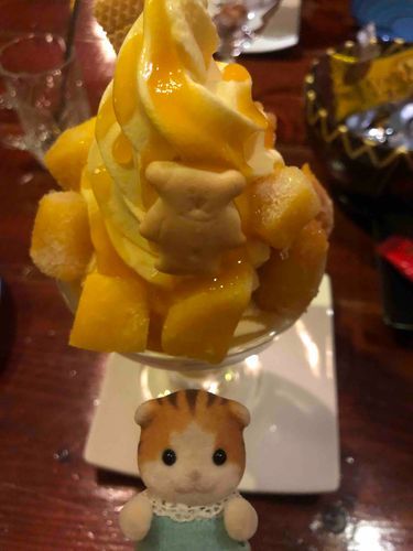 しめぱふぇもした！なんかこのあいだなんとかなすがはいったからごうゆうだって！