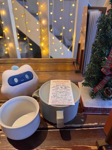 あったかいコーヒー、気持ちがホッとするなぁ🌿🌃💫