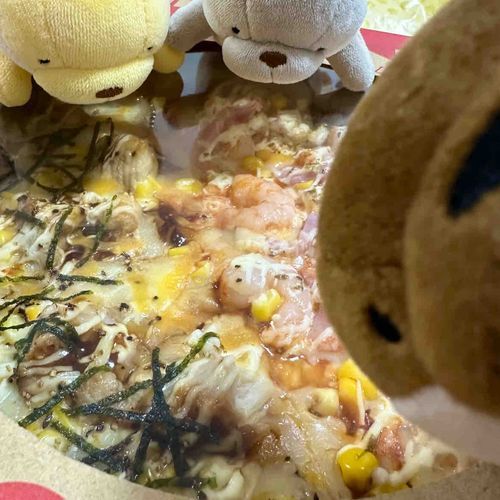 めりーくりすりますっす！
めんまとねぎまが　ピザねらってたっす…🍕