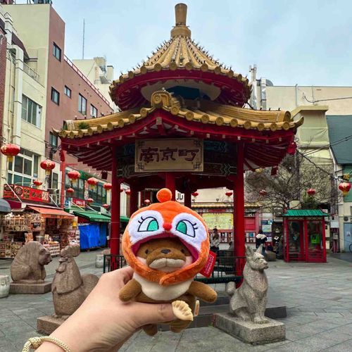なんきんまちって　ところに　いってきたっす！　ぱんだのかたちした肉まんとかあったっす！🐼　にーはおー