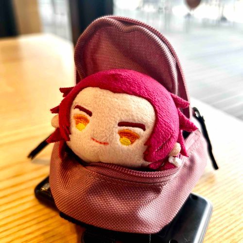 つめられるのは、とんちゃんの方だそうです(´・ω・｀)
でも、なかなか居心地はよいです