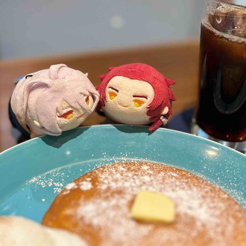 おやつのパンケーキです𓌉🥞𓇋 ‎
外側はサクサクカリカリ
中はしっとりデス(∩´∀`∩)💕