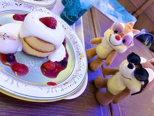 チプデといっしょにパーク！！
パンケーキ、おいしかったね。