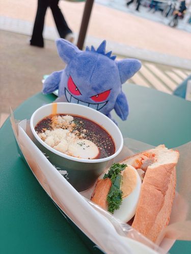 カヤツリタウン生まれのゲンガー。
これから、たくさんいっしょにお出かけしようね！！