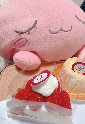 おやすみ していた ホゴシャ の おきにいり の おかしやさんが、さいかい してたんだって！
かわらず の おあじ で、ぼすちゃん も だいまんぞく♪♪