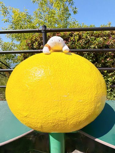 ちいさな おともだち

くっくといっしょに、サイクリング2日目。
無事にしまなみ海道走破できたね！
おつかれさま♪