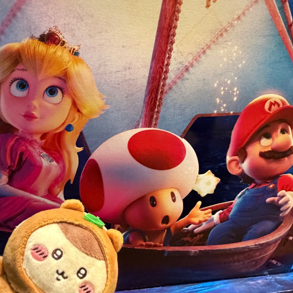 たぬき先輩と映画鑑賞🎞️🍄🌟
