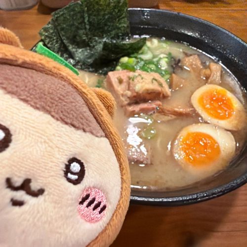 たぬき先輩とご褒美ラーメン🍜✨✨