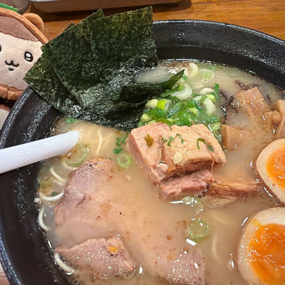 たぬき先輩とご褒美ラーメン🍜✨✨