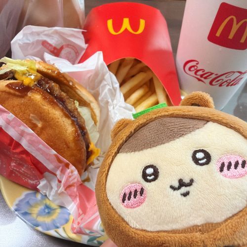 たぬき先輩とマック祭り🍔