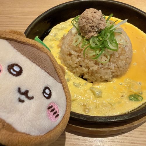 たぬき先輩とチャーハン🍚