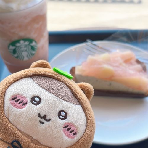 たぬき先輩と桃づくし🍑