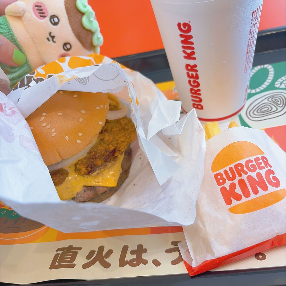バーガーキングで浮かれる…🍔