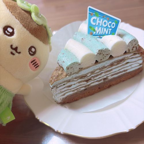 チョコミントケーキ！！！！！🍰