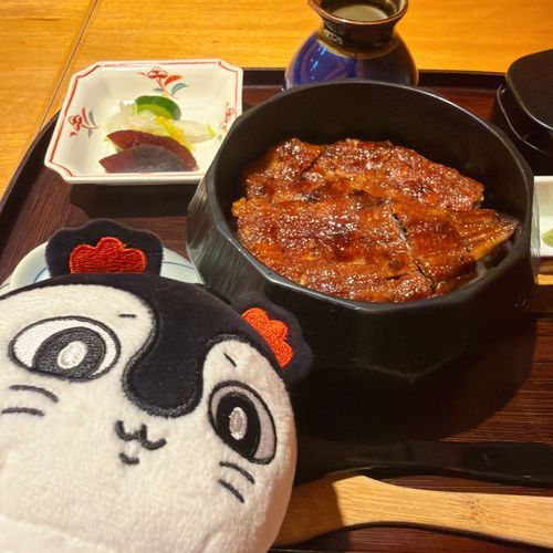 名古屋めしとセイレーンちゃん。（手羽先もあったけど撮る前に食べちゃった…）