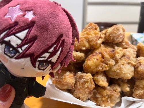 からあげだ。おれはたべれないがな。
