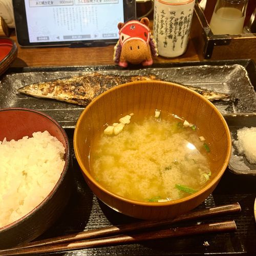 しんぱち食堂でまた秋刀魚食べたでﾔﾝｸﾞ🐟