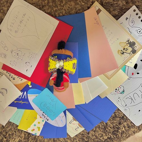 お引越し準備中でﾔﾝｸﾞ！飼い主夫が7年間で書いてくれたお手紙たちがいっぱいでてきたでﾔﾝｸﾞ💌