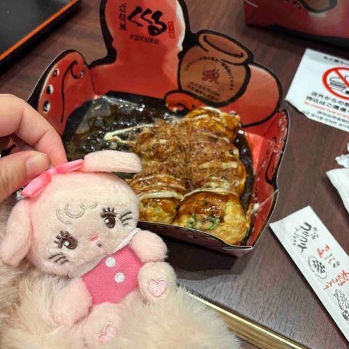 キャミーちゃんとたこ焼き🐙♡