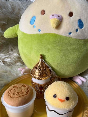 ひよこ🐣ちゃんとネコ😺ちゃん❣️
可愛いすぎて食べれないよ💦