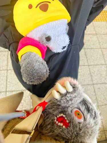初めましてのお友達！！🐼
お洋服を一緒に選びに行ったよ👗💞
