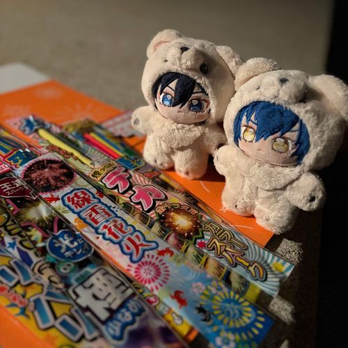 手持ち花火は夏を感じますねぇ🎇