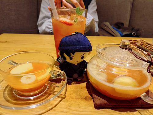 飲み物に囲われて☺