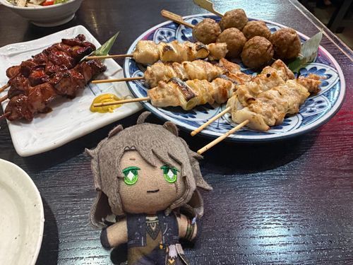 レオナさんハピバ🎉
焼き鳥でお祝い〜👏