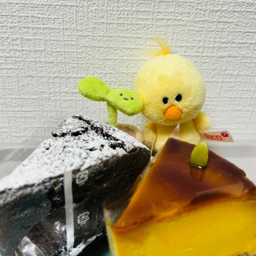 🐥ケーキケーキ！ケーキ！！
🌱もうお腹いっぱいだよ〜
