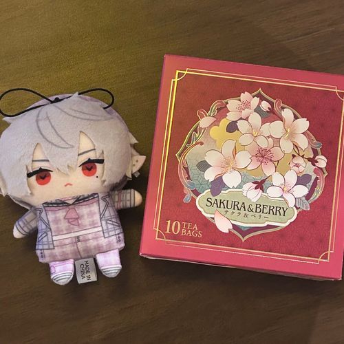お天気が悪くて桜を見に行けなさそうなので、桜のお茶を買ったよ🌸