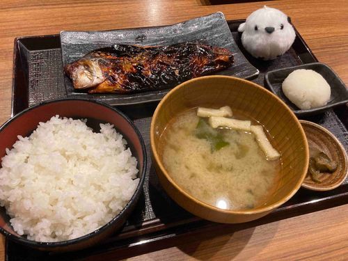 さばみりん定食をねらうガラナ