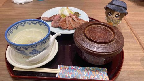 牛タンだよ🐮🍚
美味しかったね