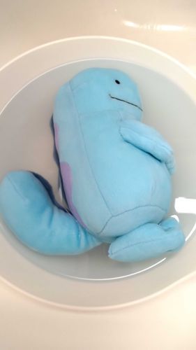 これは洗面器が小さくて柔軟剤半身浴になっちゃったヌオー