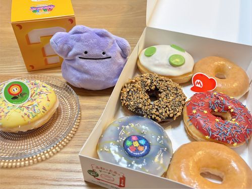 マリオコラボのクリスピードーナツ食べるモン🍩💕