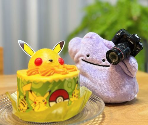 今日のおやつは、ピカチュウのケーキだよ⚡️