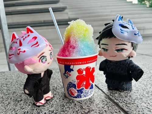 お祭り行ってカキ氷食べたよ🍧